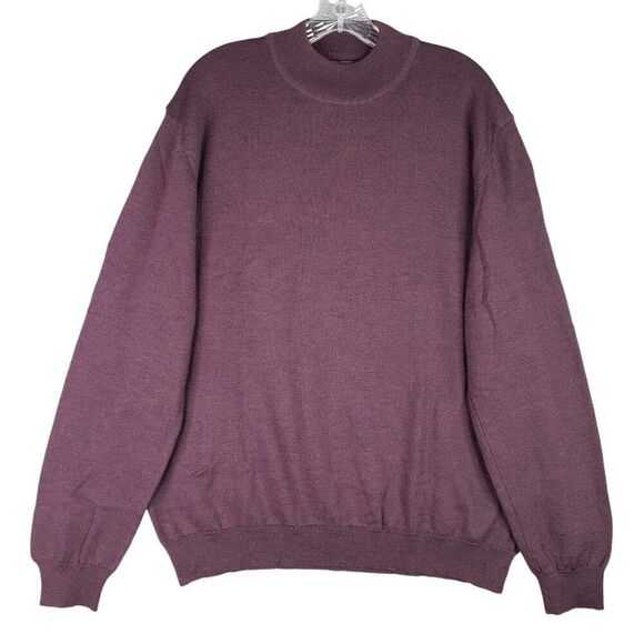 Nordstrom Turtleneck Sweater Womens Size XL Purple Long Sleeve - Picture 2 of 7